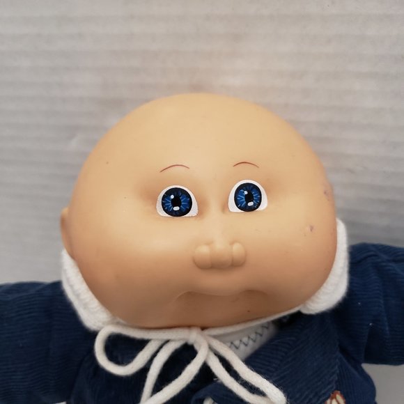 Vintage Cabbage Patch Kids 1978 1982 Original Doll Baby boy Blue Outfit Shoes 80 - Picture 4 of 16